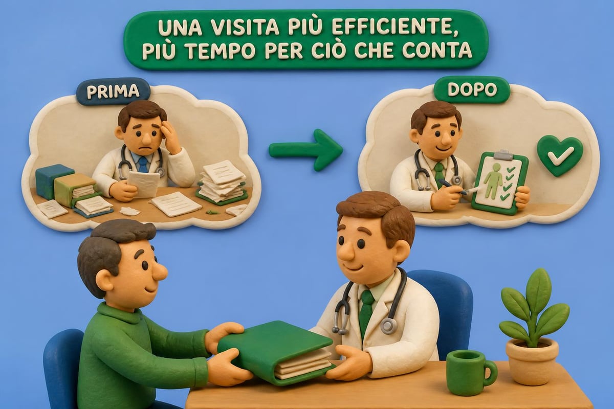 Comunicazione medico-paziente migliorata dallo storico sintomi
