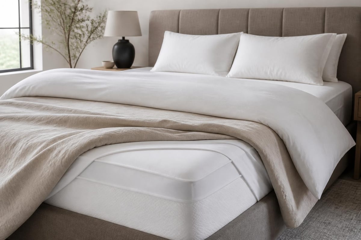 Layering system for bed