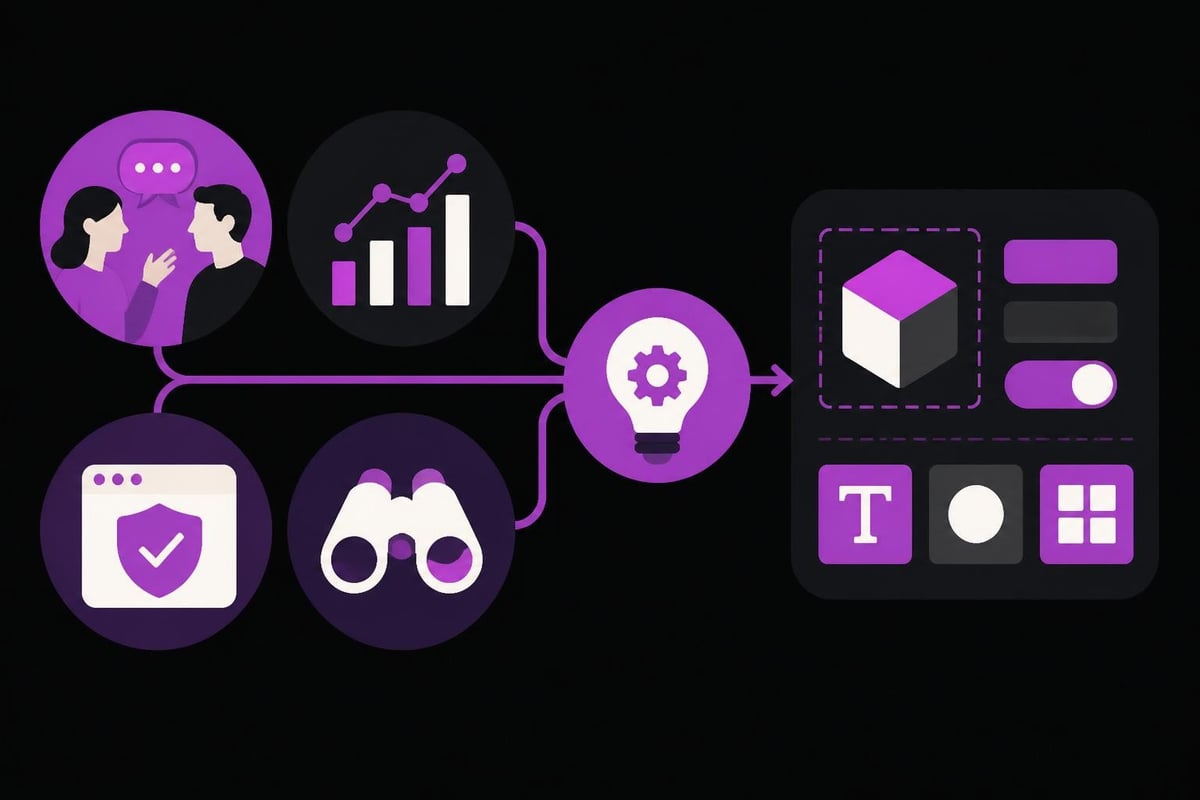 User research and analytics feeding into design decisions