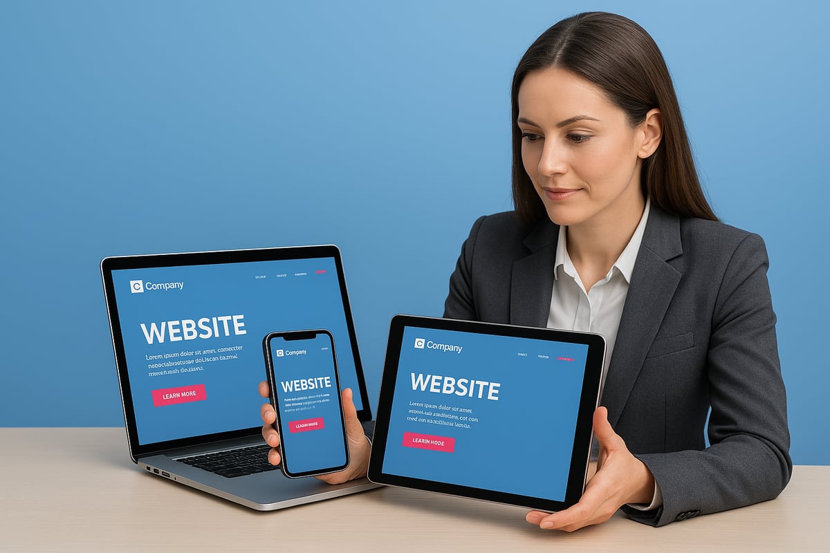 <span style="color:#3882DB">Warum Ist **Responsivität Website** Für Unternehmen 2025 Unverzichtbar?</span>