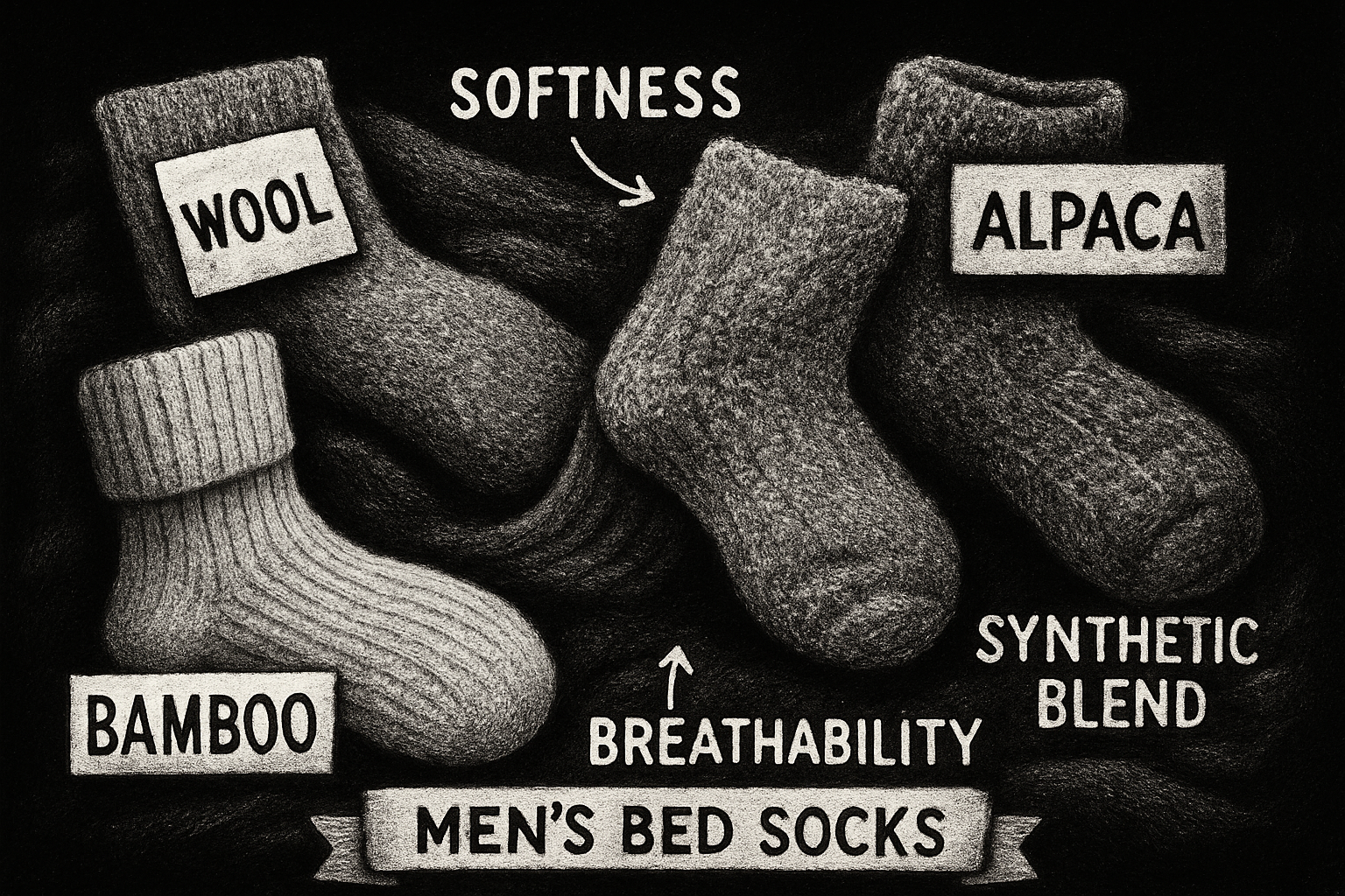 Choosing the Best Materials for Men’s Bed Socks