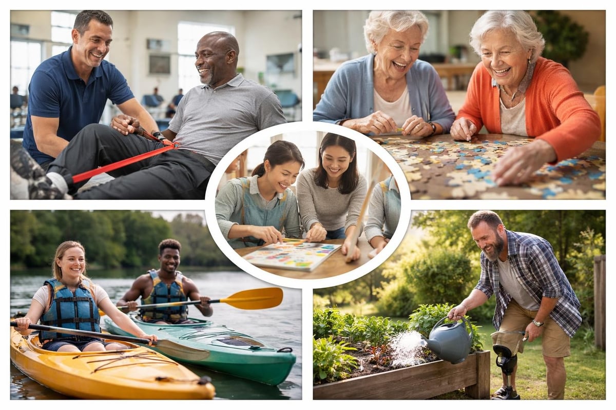 Recreational therapy domains