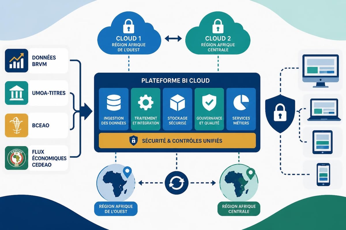Infrastructure BI cloud pour marchés africains