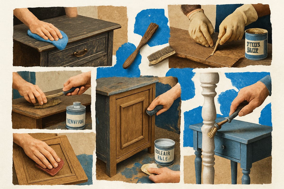 Les étapes clés de la restauration de meubles