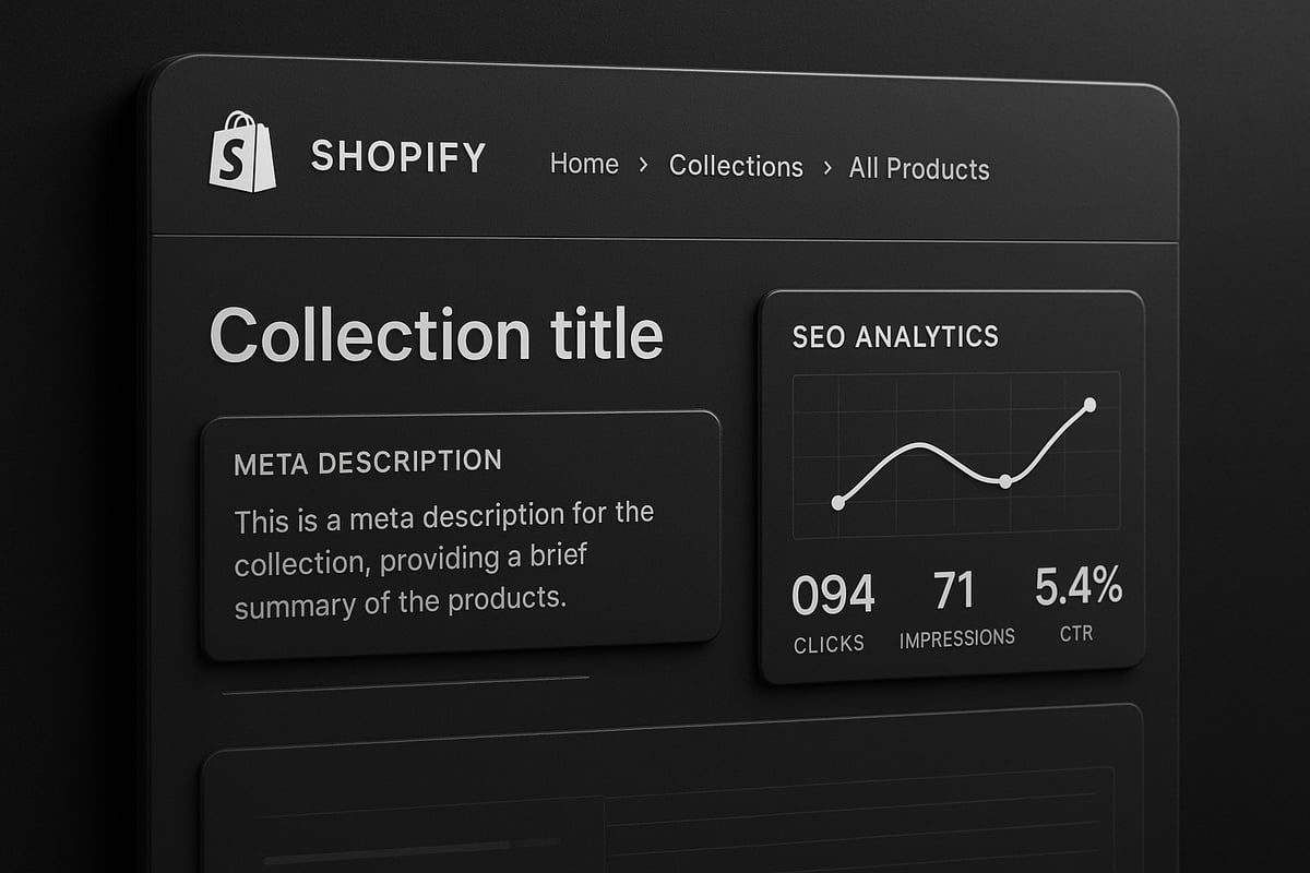 SEO Optimisation for Shopify Collection Pages