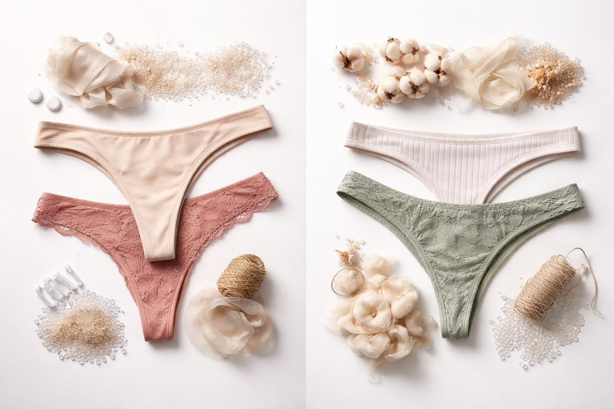 Sustainable thong fabrics