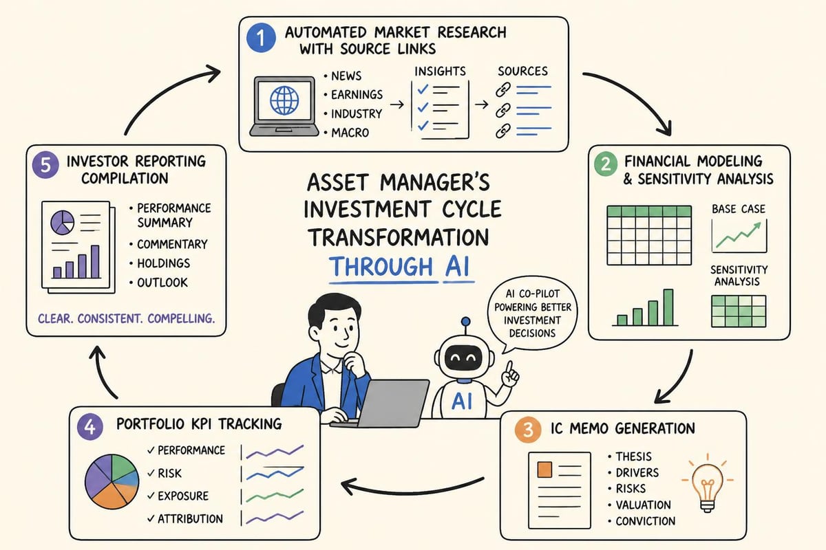 AI workflow transformation for asset managers