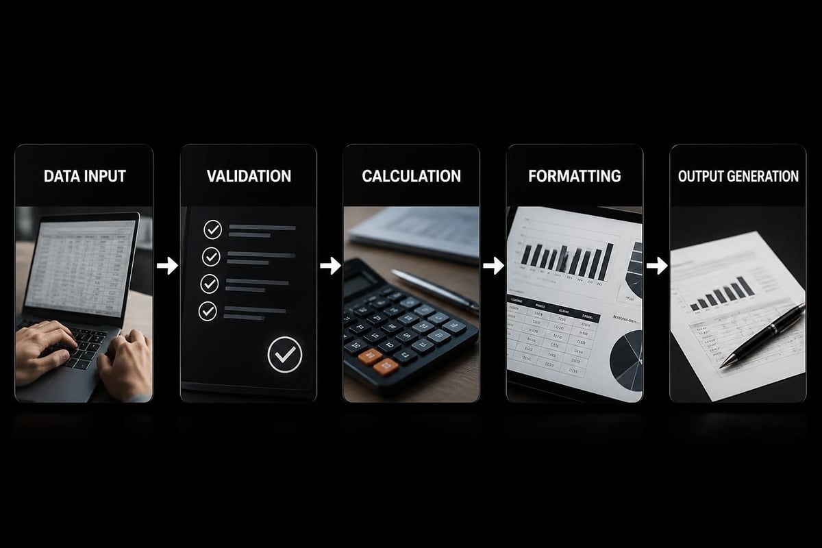 Excel automation workflow