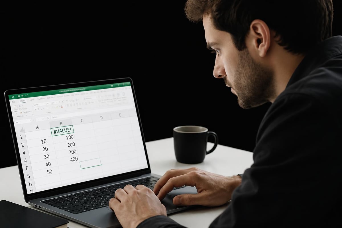 Excel error resolution process