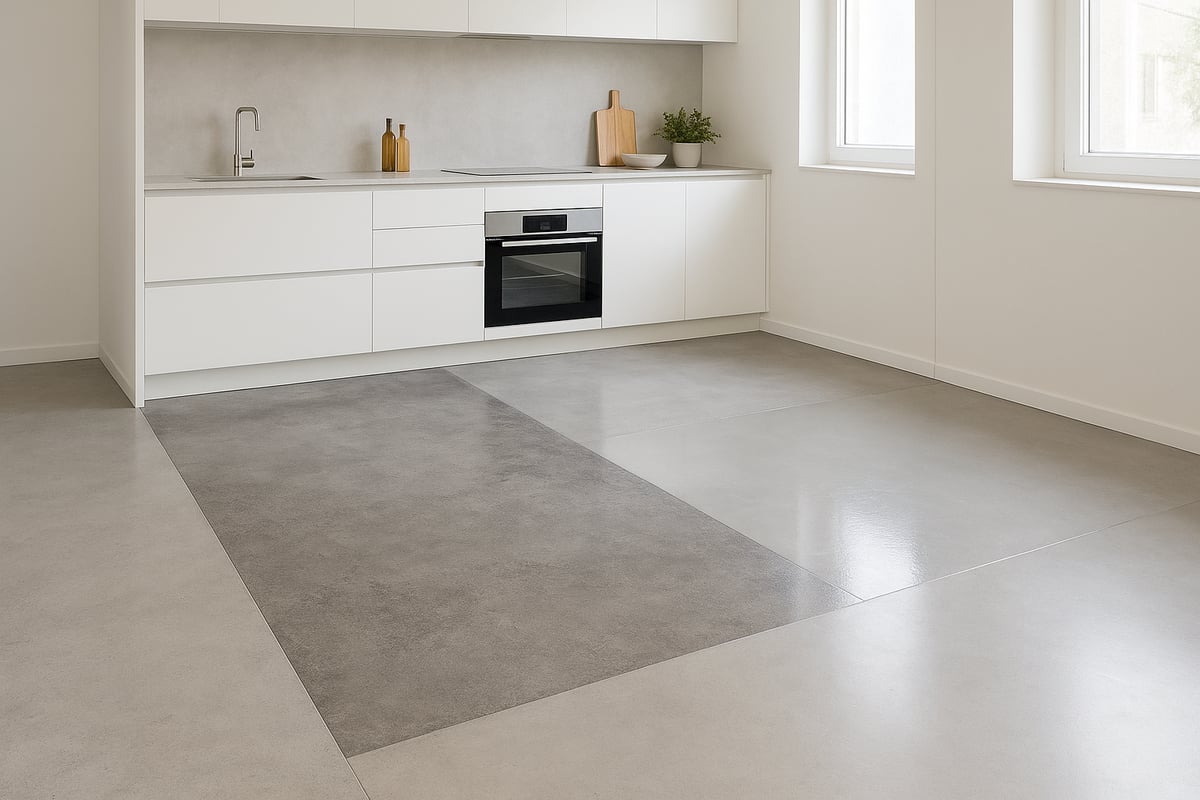 Materialen en soorten gietvloeren voor de keuken