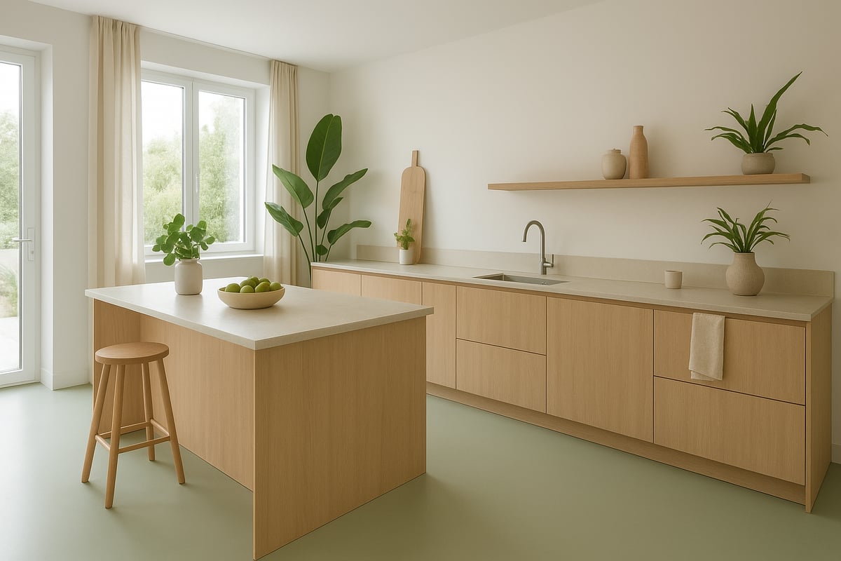 Designtrends: stijlvolle keukens met gietvloer in 2025