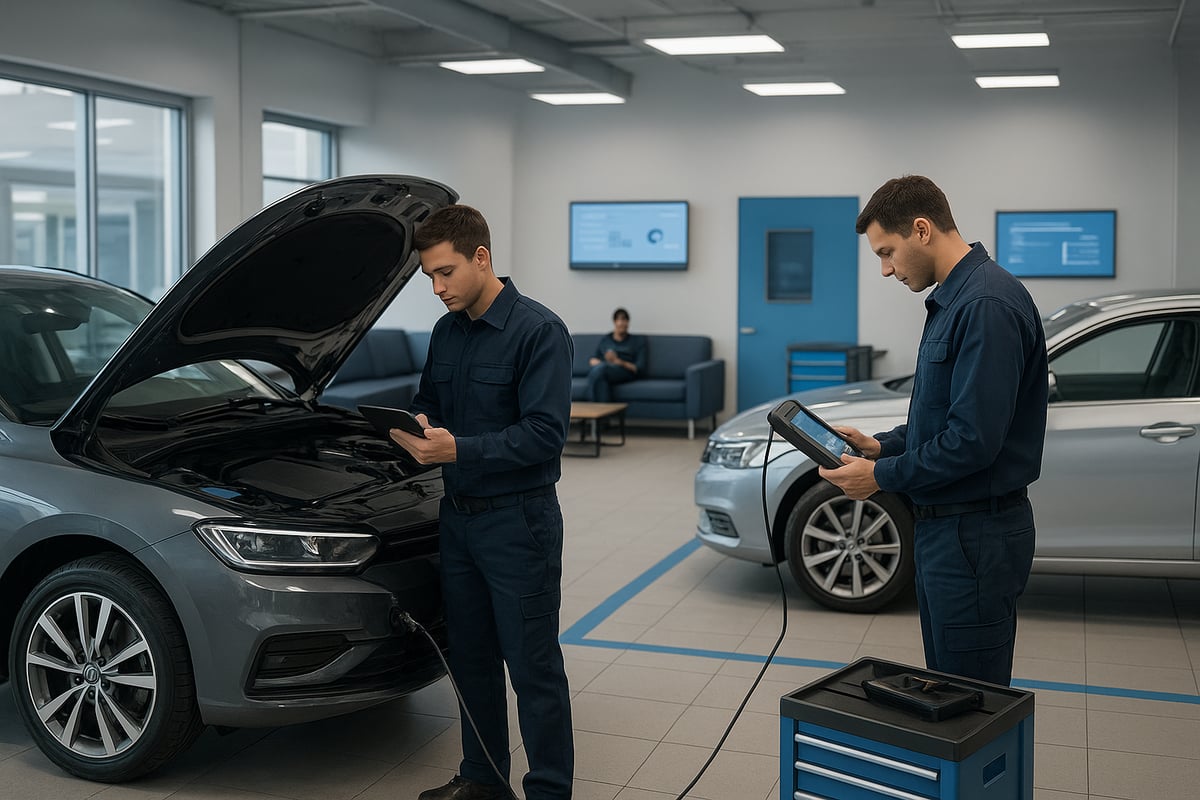 Key Steps in the Car Service Process