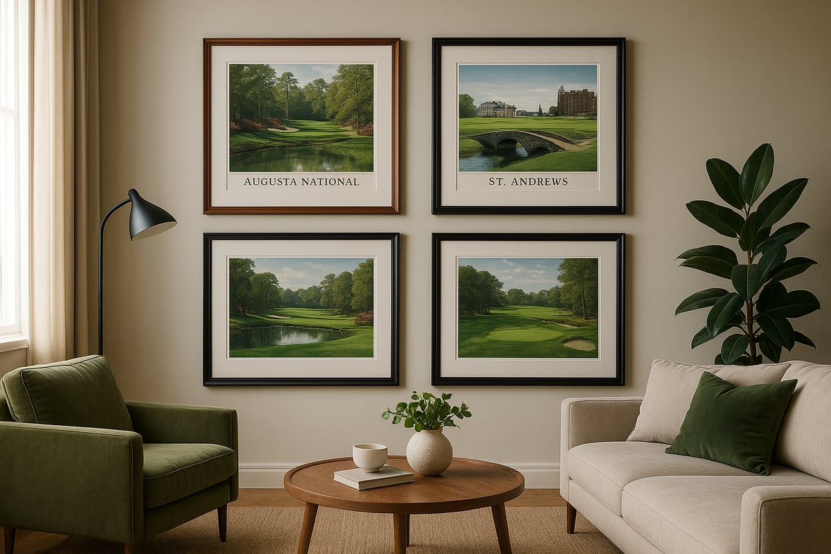 The Enduring Appeal of Framed Golf Course Prints