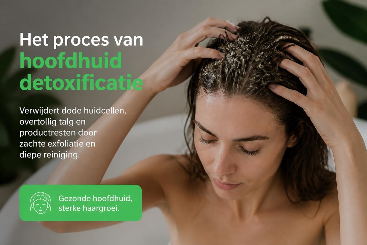 Hoofdhuid detox proces