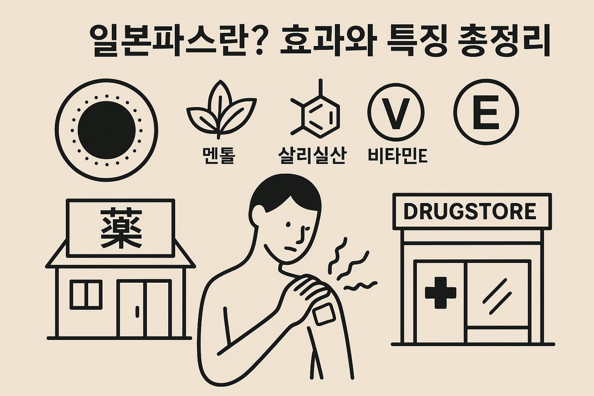 일본파스란? 효과와 특징 총정리