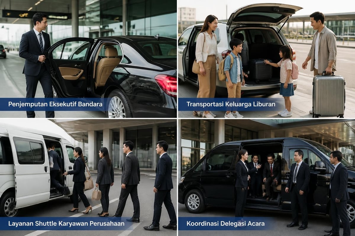 Berbagai skenario penggunaan rental mobil