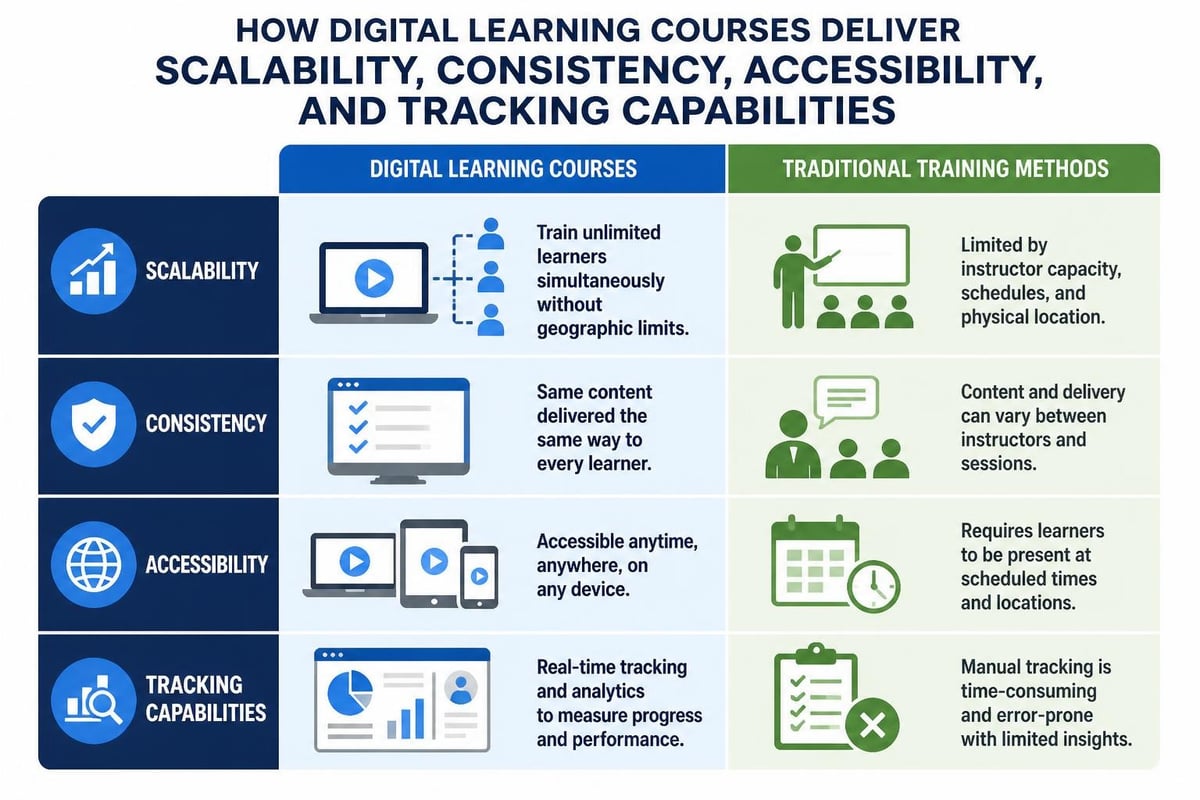 Benefits of digital learning implementation