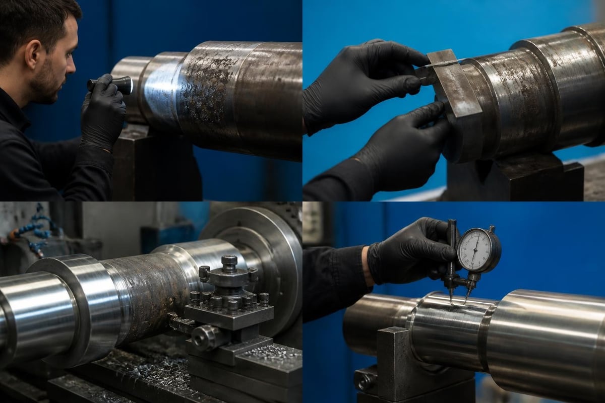 Precision machining repair process