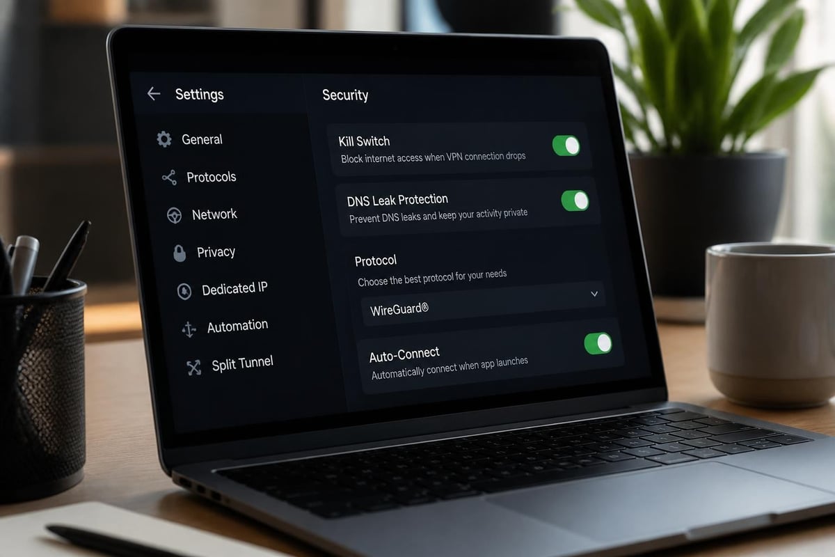 VPN security configuration