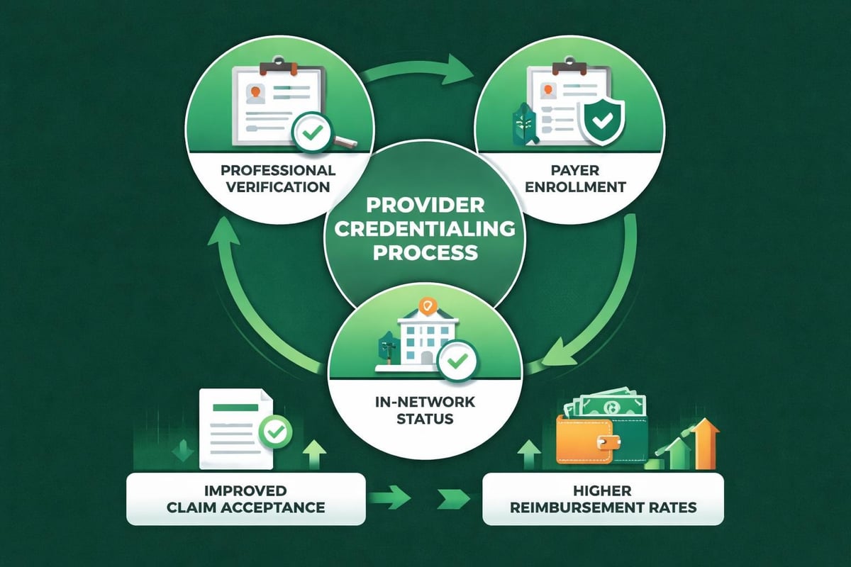 Credentialing impact on provider billing