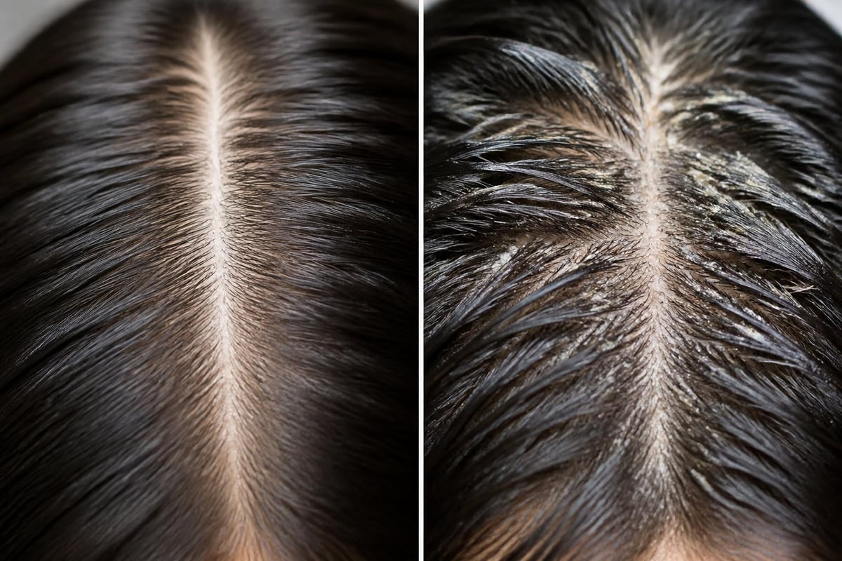 Hair follicle damage from synthetic ingredients
