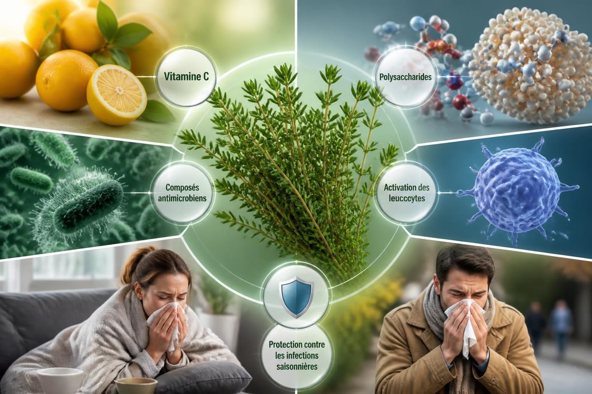 Renforcement immunitaire par le thym