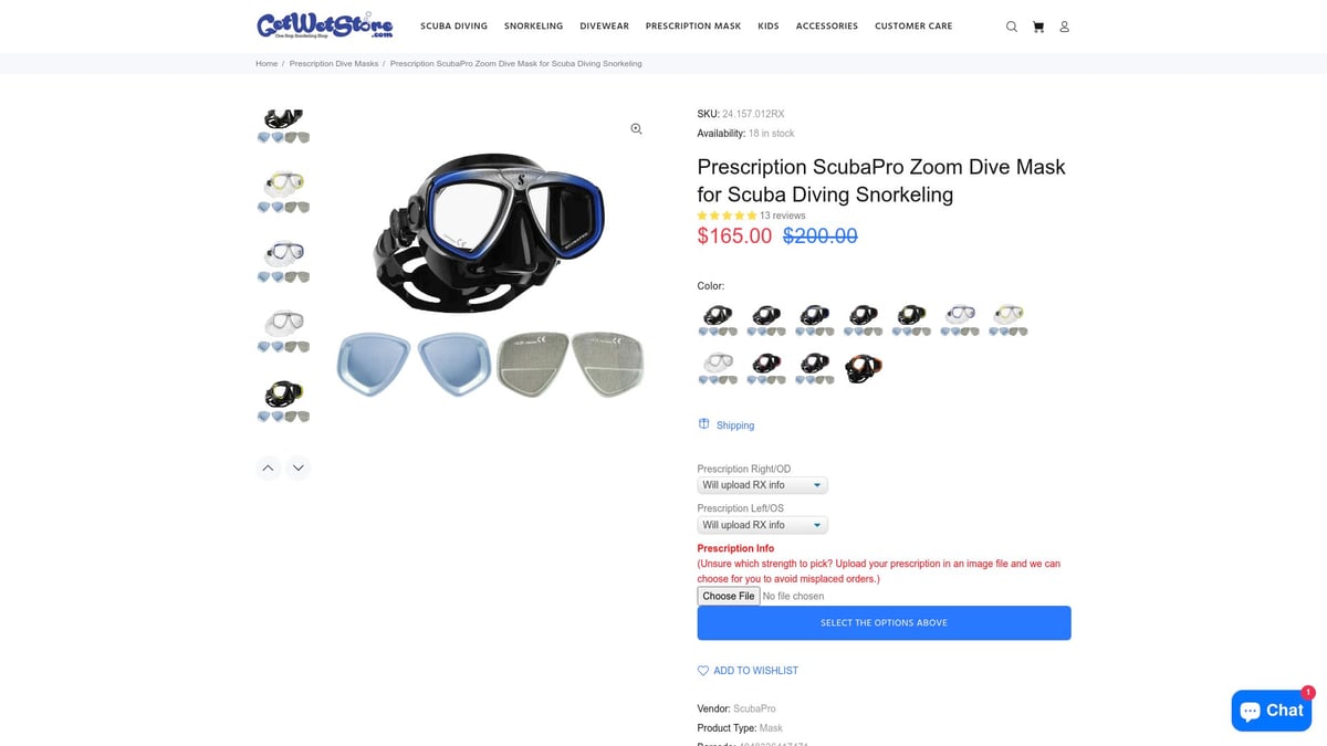 7 Best Prescription Mask Options for Clear Vision in 2026 - Prescription ScubaPro Zoom Dive Mask for Scuba Diving Snorkeling