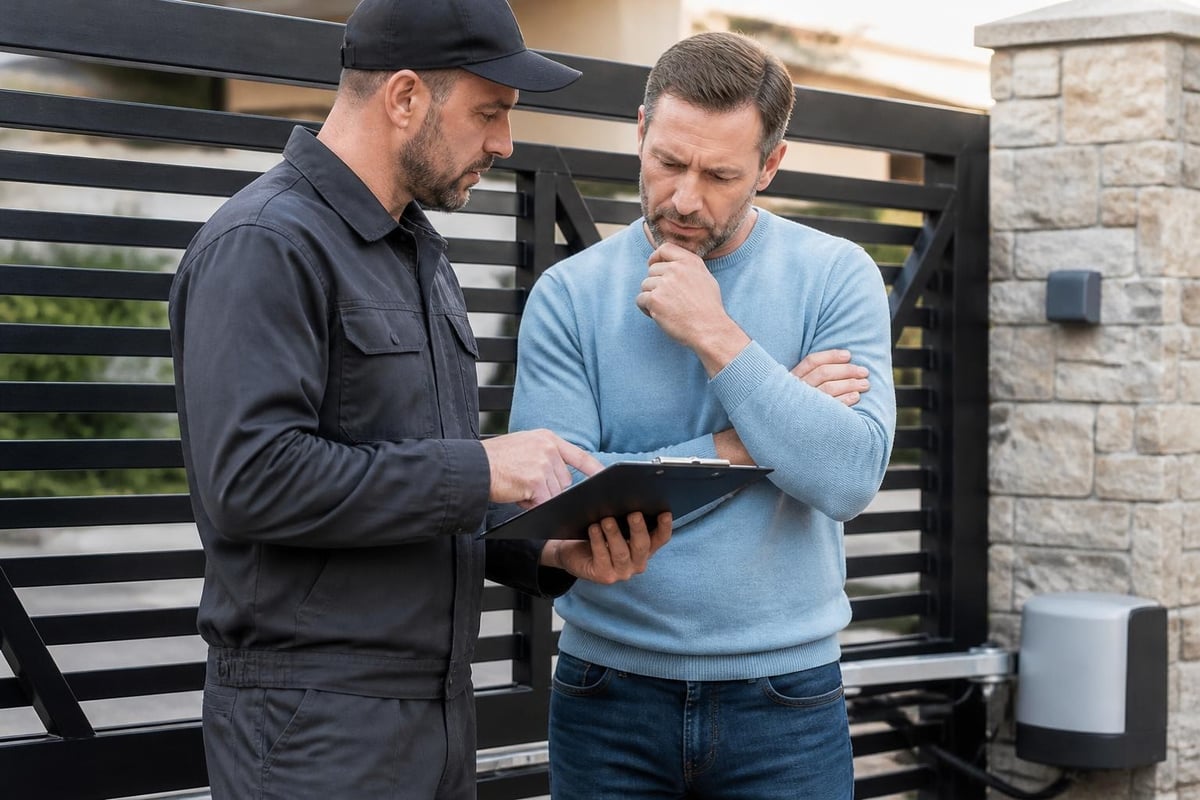 Evaluating gate repair companies