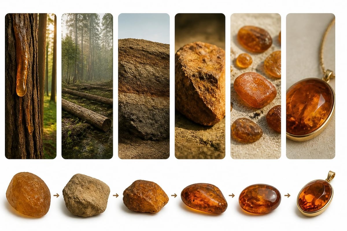 Amber formation process