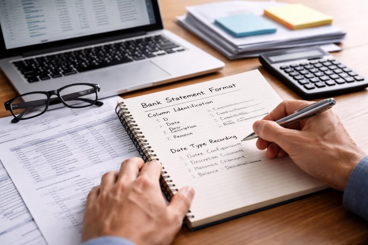 Bank format documentation workflow