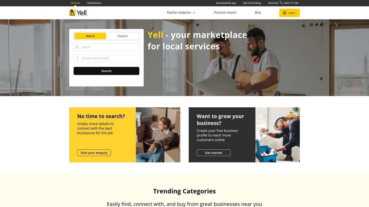 7 Essential Local Directories For SEO Success In 2025 - Yell.com