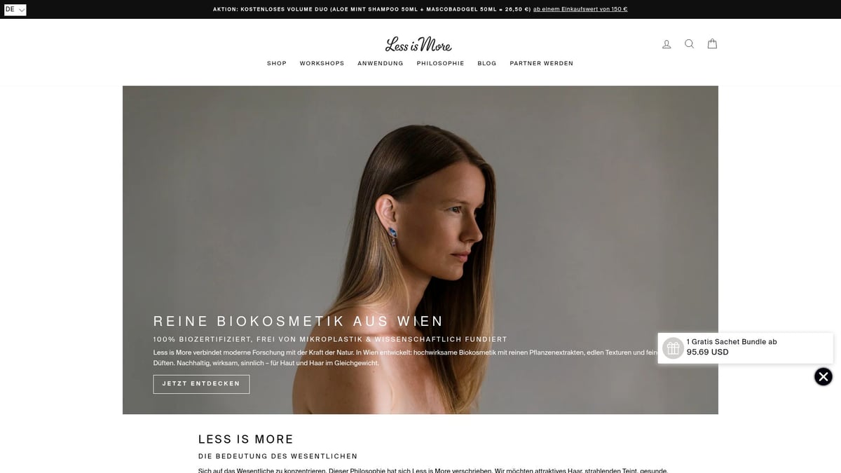 7 Bästa Schampo Och Balsam Ekologisk Alternativen 2026 - Less is More Lindengloss Shampoo & Conditioner