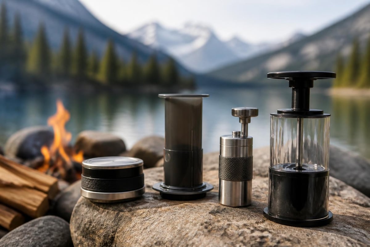 Coffee press types for camping