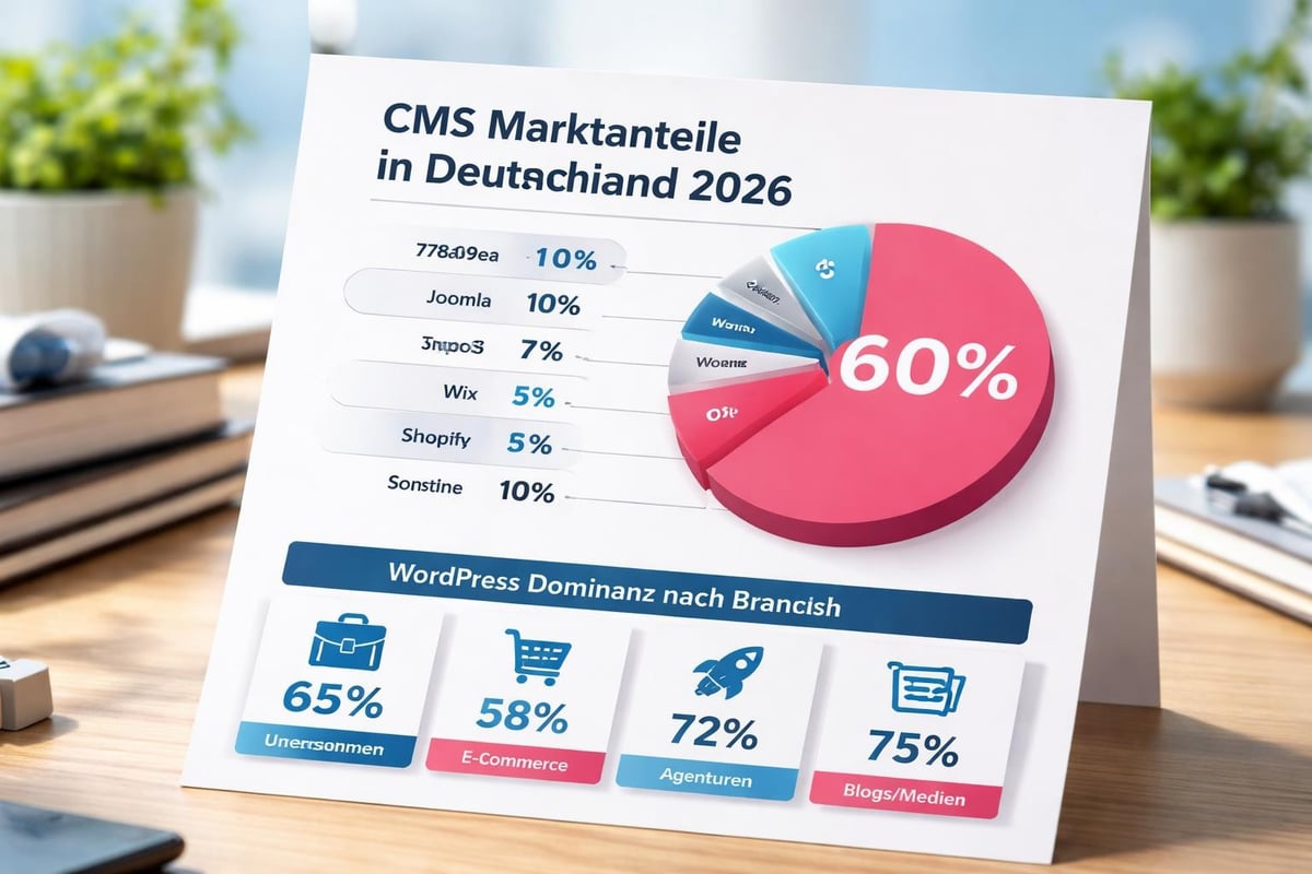 WordPress Marktanteil Deutschland