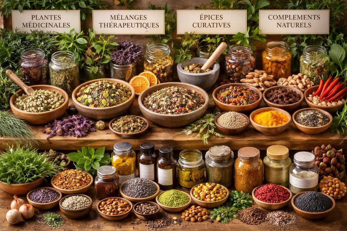 Diversité des plantes médicinales biologiques