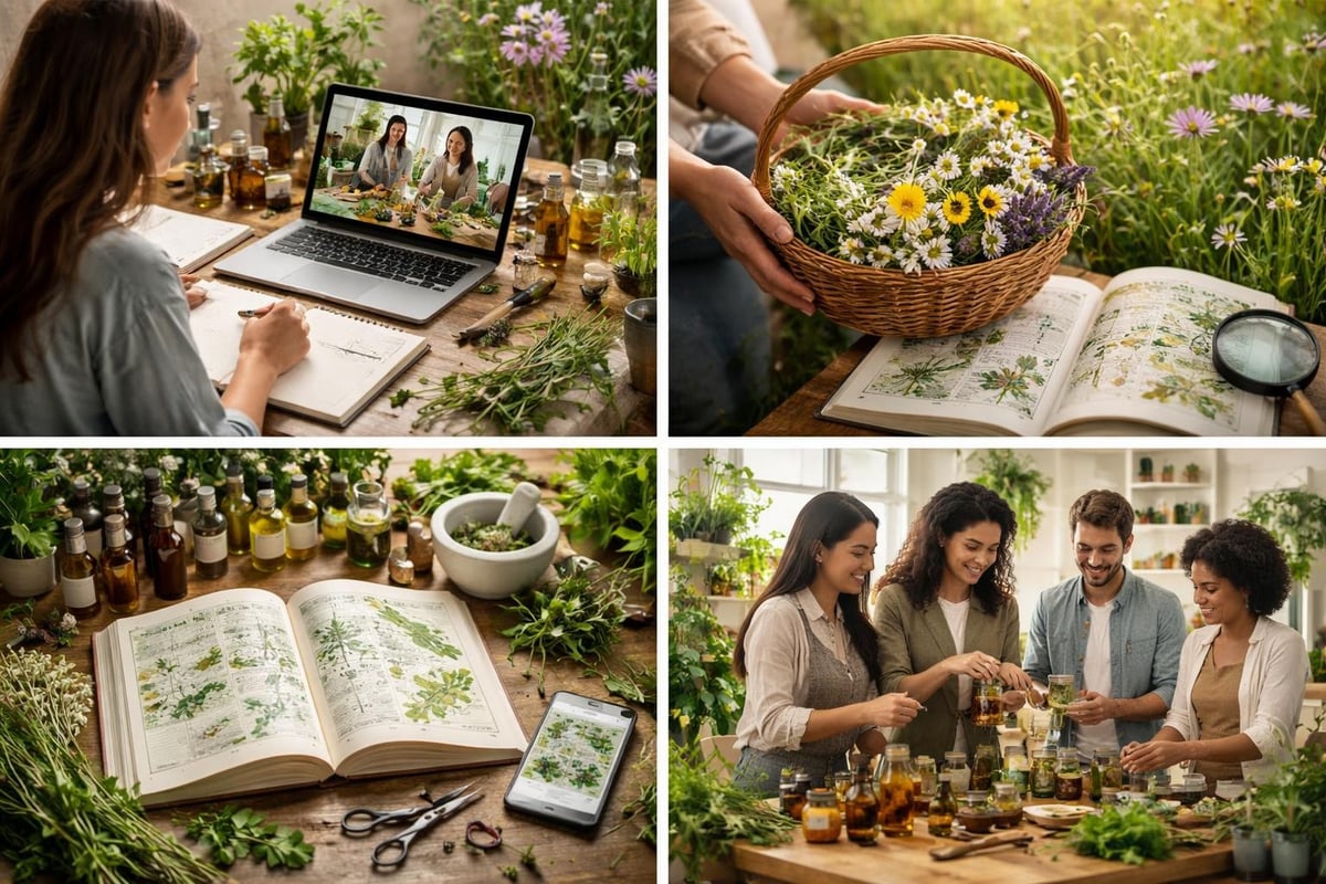 Apprentissage de l'herboristerie moderne