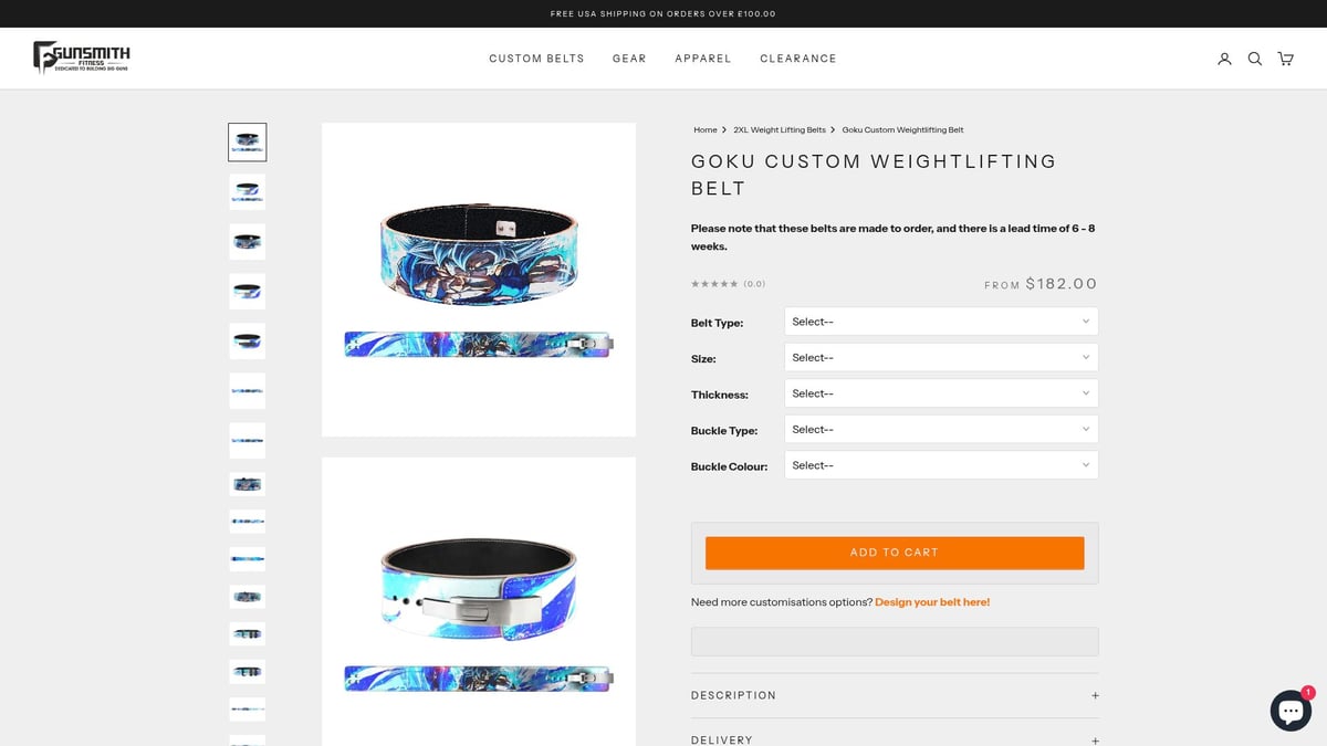 7 Best Anime Weightlifting Belt Designs to Try in 2026 - Gunsmith Fitness Goku Custom Weightlifting Belt