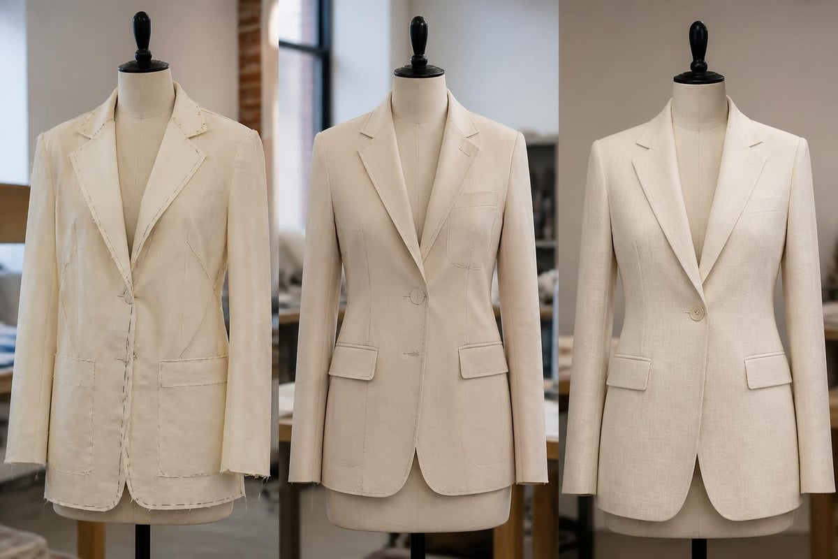 Garment fitting stages