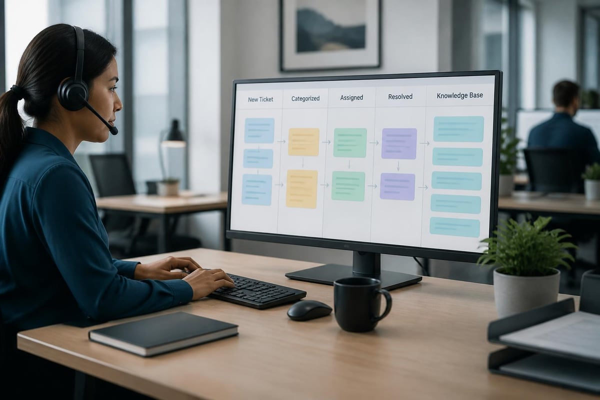 IT help desk ticket lifecycle