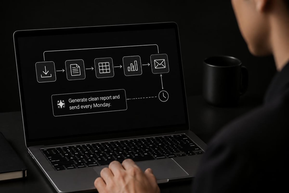 Multi-step automation workflow