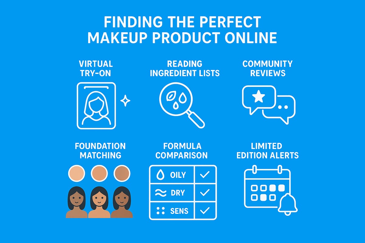 Finding Your Perfect Products Online: Shade, Formula, and Finish