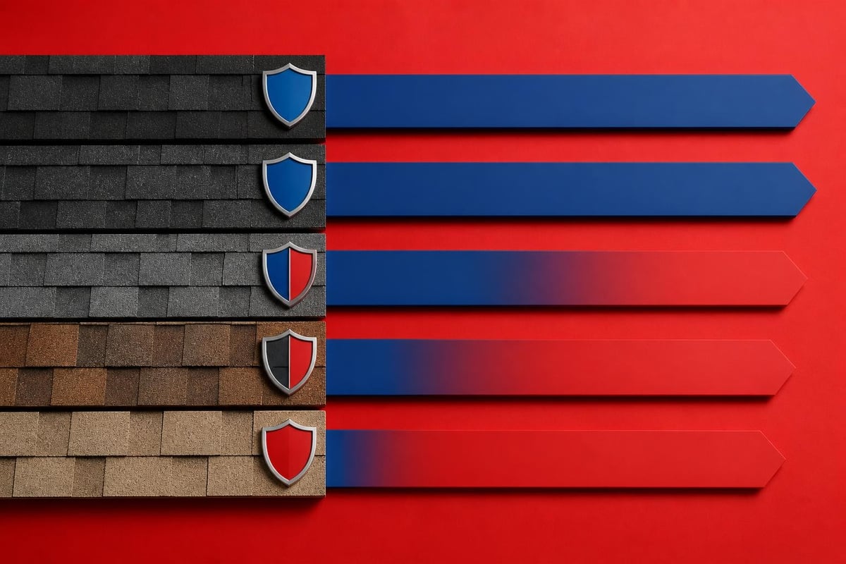 Asphalt shingle warranty comparison