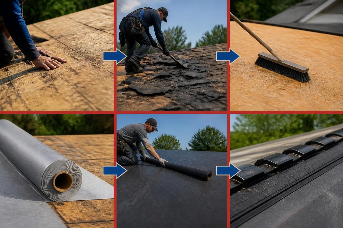 Roof preparation checklist
