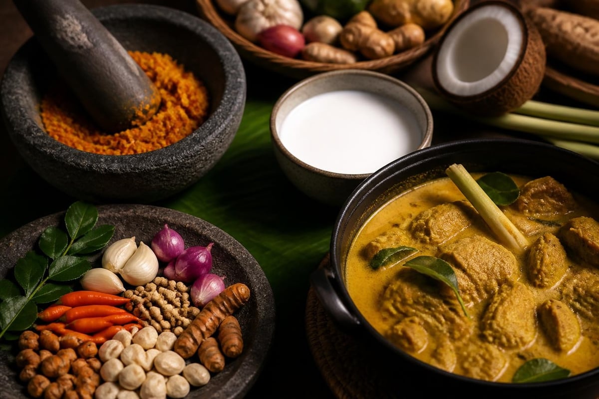 Karakteristik khas menu masakan Indonesia