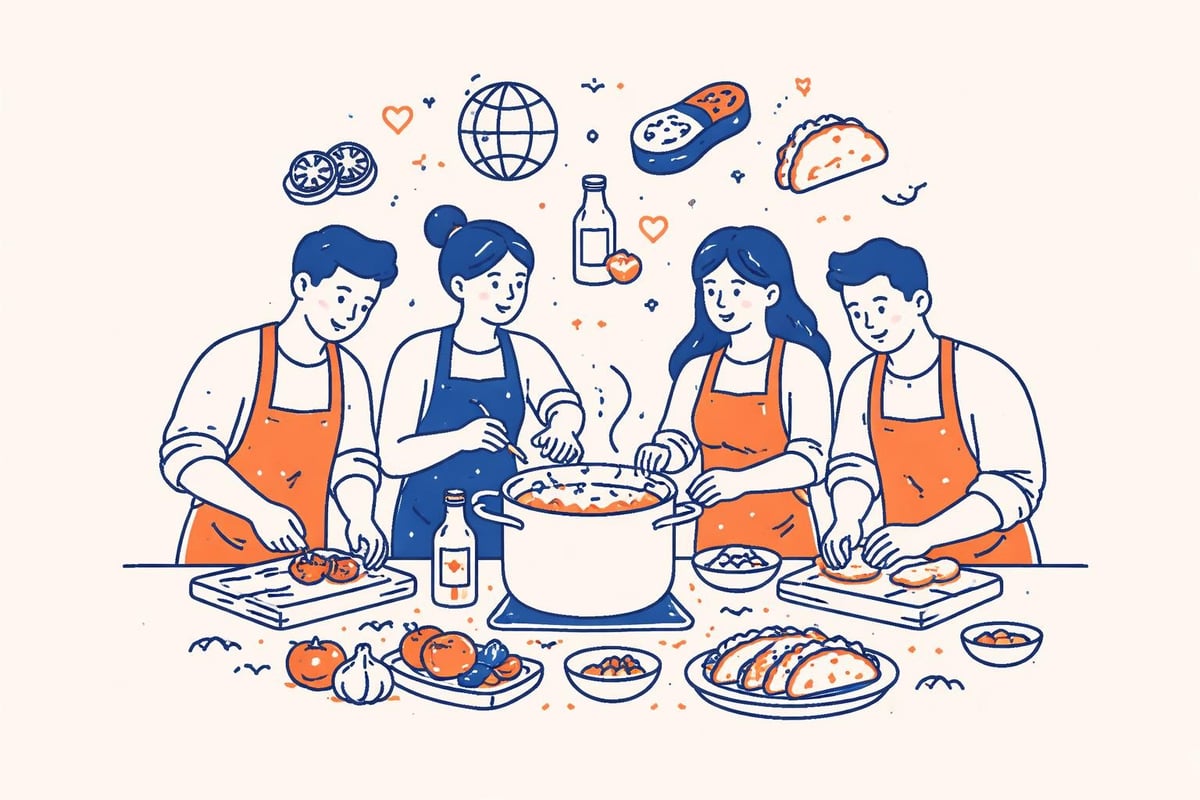 Gemeinsames Kochen verbindet