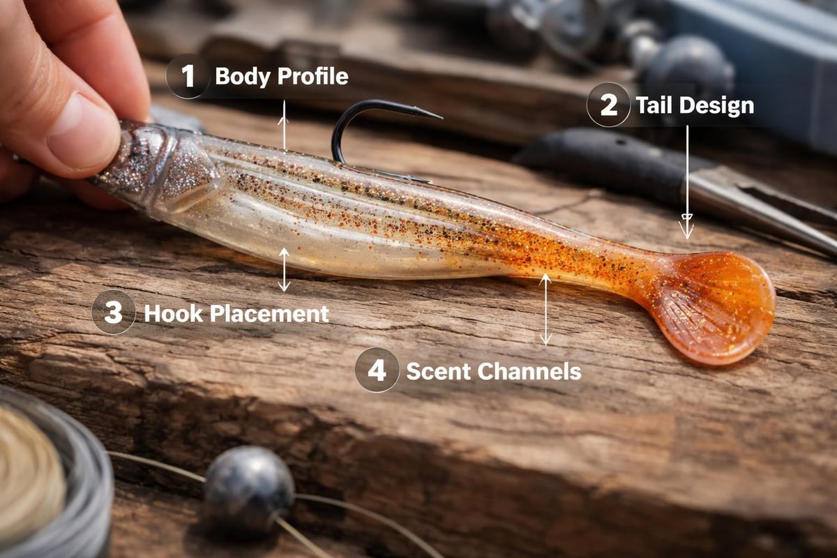 Soft bait anatomy