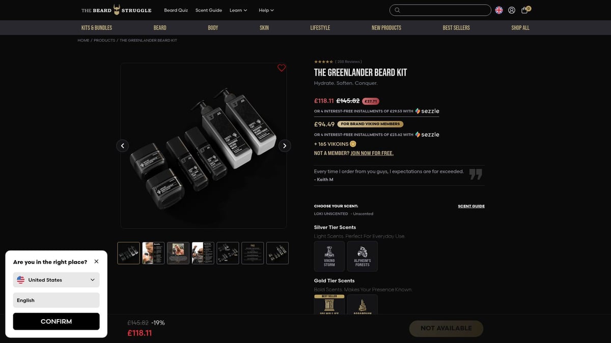 7 Best Beard Kits for Ultimate Grooming in 2026 - The Greenlander Beard Kit by The Beard Struggle