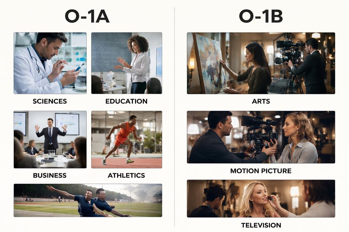 O1A and O1B field classifications