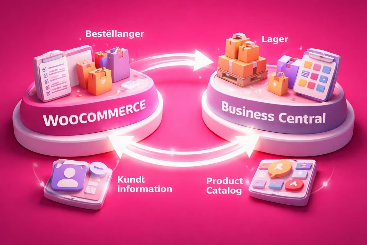 Integration WooCommerce till Business Central 2026 1 WooCommerce Business Central dataflöde