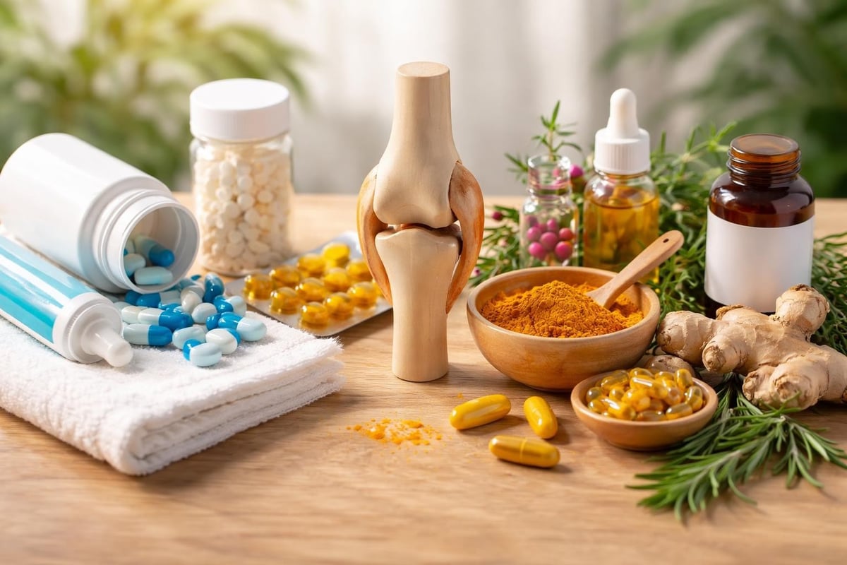 Pharmaceutical vs natural joint pain treatments